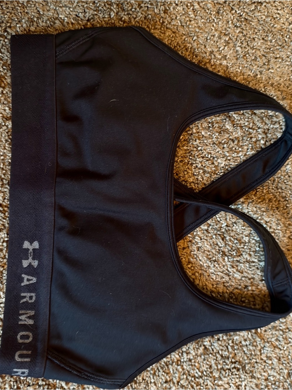 Under Armour Black Racerback Sports Bra